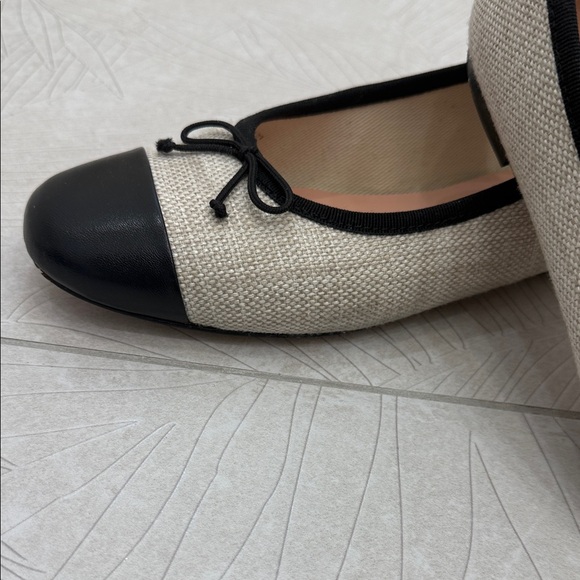 J. Crew Black and Cream Women's Loafers - Picture 6 of 6